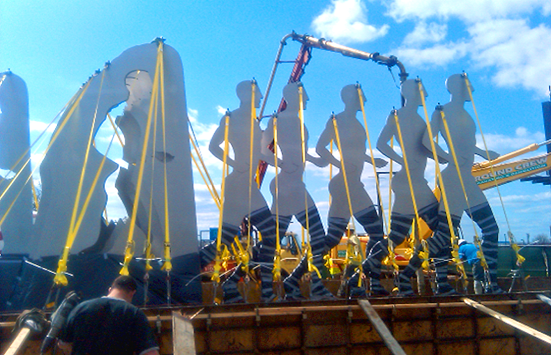 Installation of “the Runners”